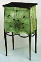 ❤ -`.Dream Bedside Table by Paul Iribe around (1912).