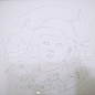 咘咘 bo妞真的是太可爱了~忍不住也画了一个小baby，喜欢吗？
#水彩步骤##水彩过程##水彩人物# ​​​​