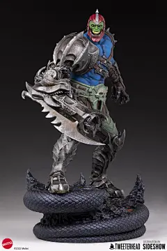 Trap Jaw Tweeterhead Statue