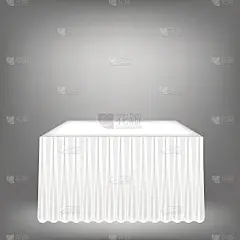 白色桌布在灰色上