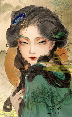 阿松Pine采集到CG女孩