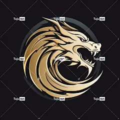 金龙标志logo海报