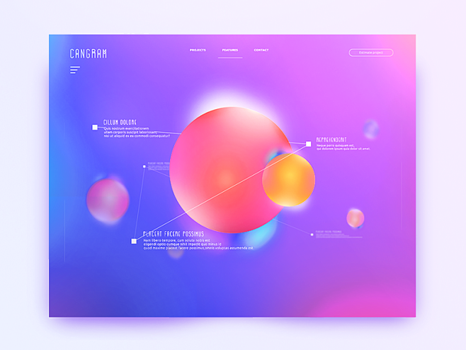 Cangram landing page