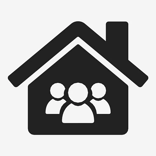家人居住区图标_88ICON https://88icon.com 家 人 居住区 界面 户 组 住宅 住宅3-花瓣网