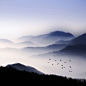 中国式写意，山，鸟，平远
Philippe Sainte-Laudy：梦境风光摄影作品 - 新摄影