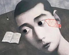 张晓刚作品