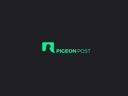 pigeon post标志设计