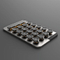 Calculator Concept Design, Designed in Autodesk Fusion 360 & Rendered in Keyshot 3D