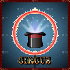 图像,马戏团,事件,吊环,边框,复古风格,传统节日,背景