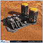 scifi base pack 01 3d model max obj mtl fbx 5