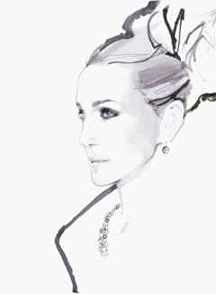 竹萤设计学院采集到【画集】—David Downton 大卫·唐顿