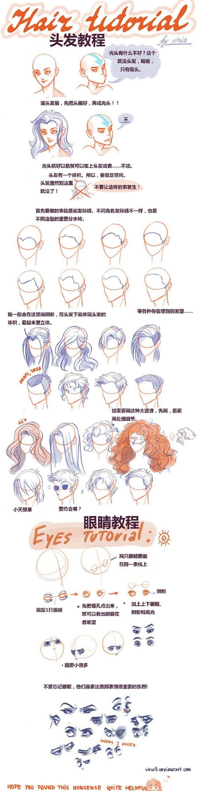发丝 生长位置