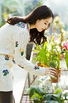 高清壁纸 美图 小清新 文艺 美人志 古装美人 写真 摄影 森女