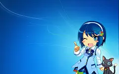Windows萌娘窗边七美高清桌面壁纸可爱桌面壁纸4