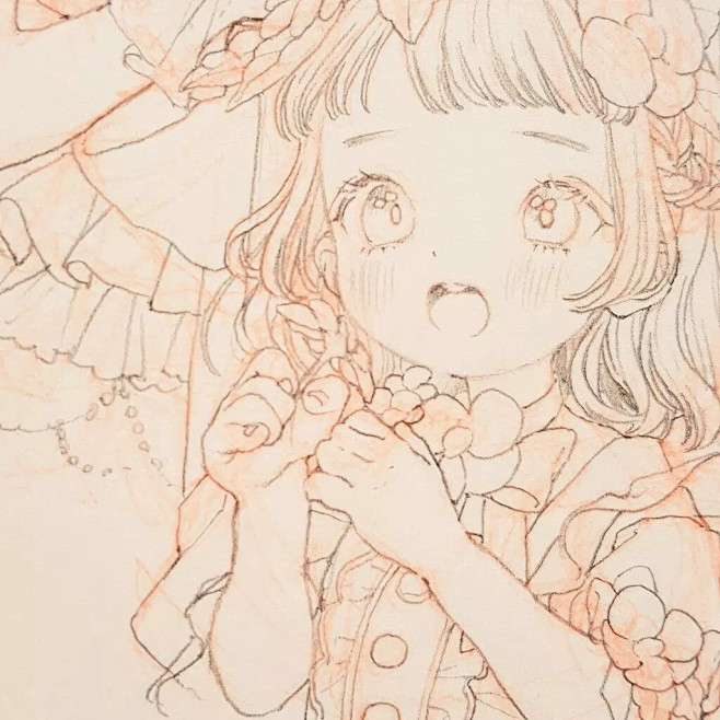 线稿，插画