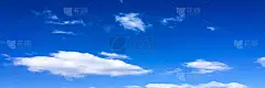 蓝色的天空。云。蓝天白云
