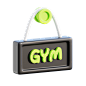Gym sign