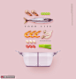 鲜美海鲜 营养膳食 烹饪食材 美食主题海报设计PSD tiw036a43505