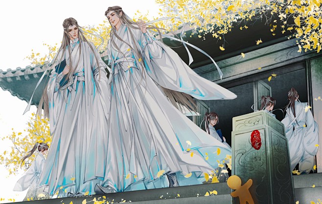 魔道祖师 蓝氏双璧 cr：乌索Yu