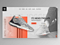 Design landing page✍ shoes concept webdesigner website web designer design ui ux landing page html