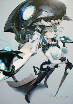 躺趴滚睡采集到现代-机甲少女