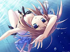 清凉一夏 泳装动漫美少女高清壁纸