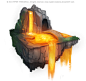 DAY 377. Lava Island by Cryptid-Creations