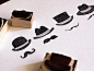 Dribbble - logo stamp set for letterhead and use at the hat shop by dana_steffe