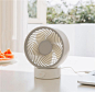 3life 330 Portable Mini Air Circulation Fan Rotating Desktop Fan Strong Wind USB Charging Low Noise and Comfortable fro