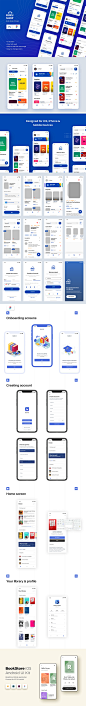 #APP模板#
在线书店图书列表详情引导页app ui源文件psd sketch xd模板