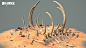 Whale bones - Raiders of the broken planet, Daniel Castillo : Some bones of native whales of the broken planet I've made for the War dog fury campaign.<br/>Conceps by Victor Guerra: <a class="text-meta meta-link" rel="nofollow&