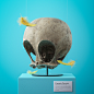 Cartoon Fossils : A series imagining realistic skulls based on cartoon charactes.