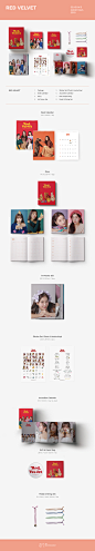 Red Velvet - 2019 SEASON'S GREETINGS 台历套装 (独家特典 : 大尺寸明信片1张 115*170 ) 