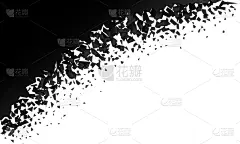 绘画插图,长方形,黑色,分离着色,贺卡,几何形状,一个物体,背景分离,立体图像,坏掉的