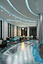 amazing ceiling design ideas Blue hotel lobby interior design ceiling decorating ideas