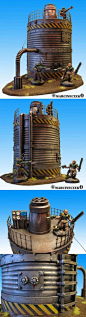 Silo made from a can | Terrain Models.: 