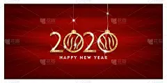 2020,贺卡,新年前夕,绘画插图,黄金,矢量,式样,背景聚焦,设计