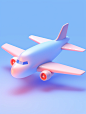 wallrobert_3d_rendering_of_a_Upward_flight_cute_aeroplane_carto_8a2b923b-3fec-4961-bd3e-f9b29bb5e9c6