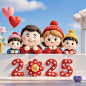 2025 新年亲子全家福头像背景图～ - 小红书