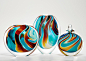 Beautiful Glass Pieces by Peter Layton : Peter Layton is a self-taught glassmaker that produces stunning organic pieces that masterfully combine color and form.<br/>More art on the grid via London Glassblowing