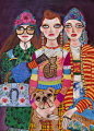 Whimsical characters by artist Unskilled Worker appear on a new collection to launch exclusively on Gucci.com. : The Unskilled Worker Illustrations