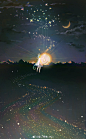 星星落入我的灯里，撒了一路的光

谨以此图献给我爱以及爱我的人 ​​​​