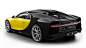 Bugatti Chiron Jaune Nocturne Rear