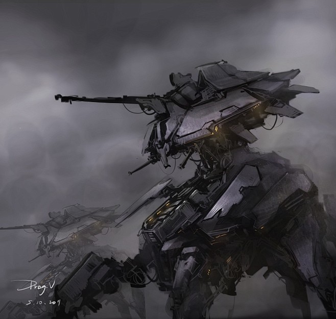 daily mech painting ...