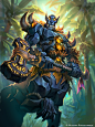 Sunkeeper Tarim, Mike Azevedo : Yay! Sunkeeper Tarim, done for Hearthstone, Journey to Un`goro :D