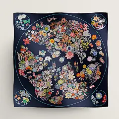 “花绘地图”90厘米方巾 | Hermès - 爱马仕官网