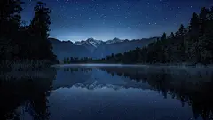 星空_星轨_繁星点点_流光溢彩_星空夜景_黄昏夜景_桌面壁纸_爱壁纸HD