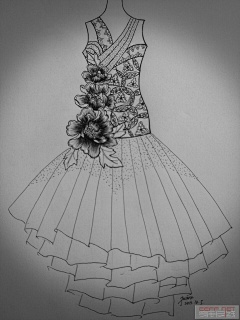 二抽家的吃货pri采集到服装插画