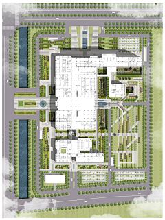 Thing灿采集到居住区意向图