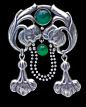 BERNARD HERTZ  Skonvirke Brooch